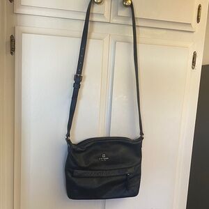 Kate Spade Black Leather Crossbody Bag
